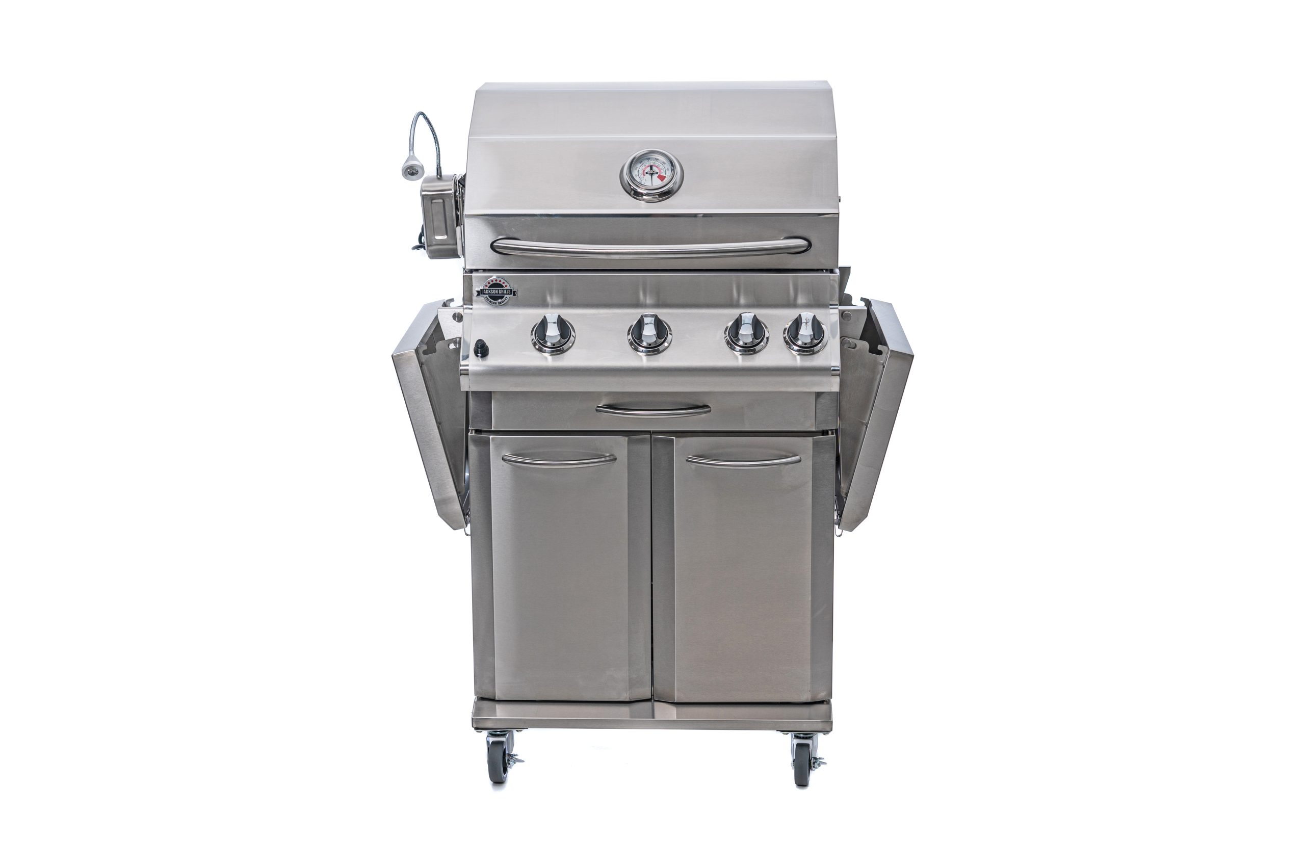 lux 550 stainless steel gas grill cart