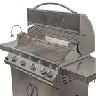 supreme 100 stainless steel grill with cart