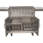 supreme 700 stainless steel gas grill cart