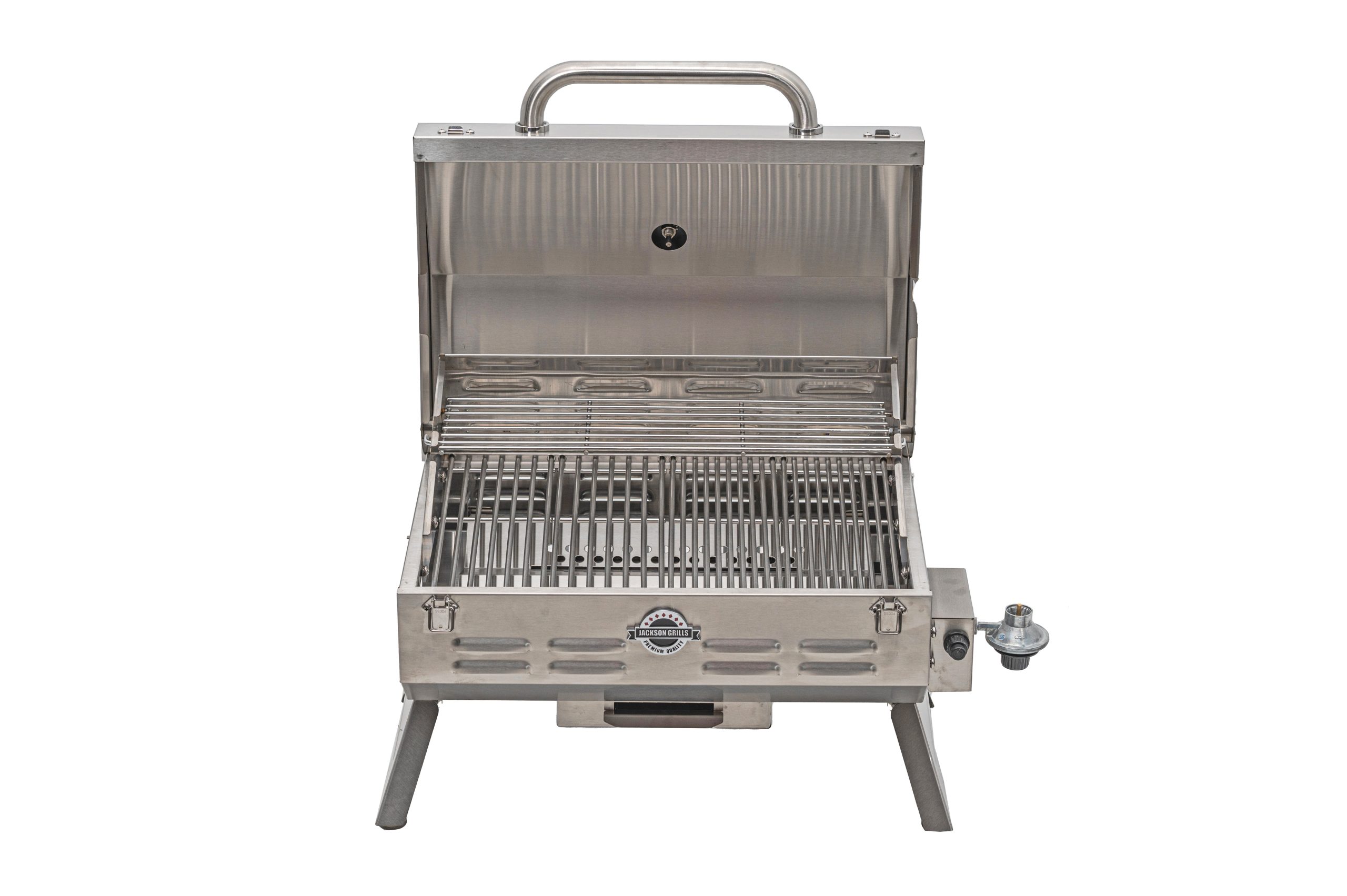 versa 100 portable stainless steel gas grill
